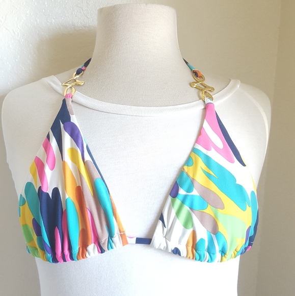 Trina Turk Bikini Top 💕 A - B Cup - Picture 2 of 9